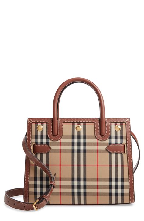 burberry glen check canvas|Women’s Check Bags .